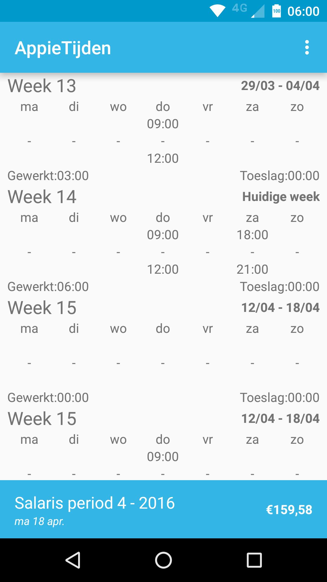 AppieTijden
