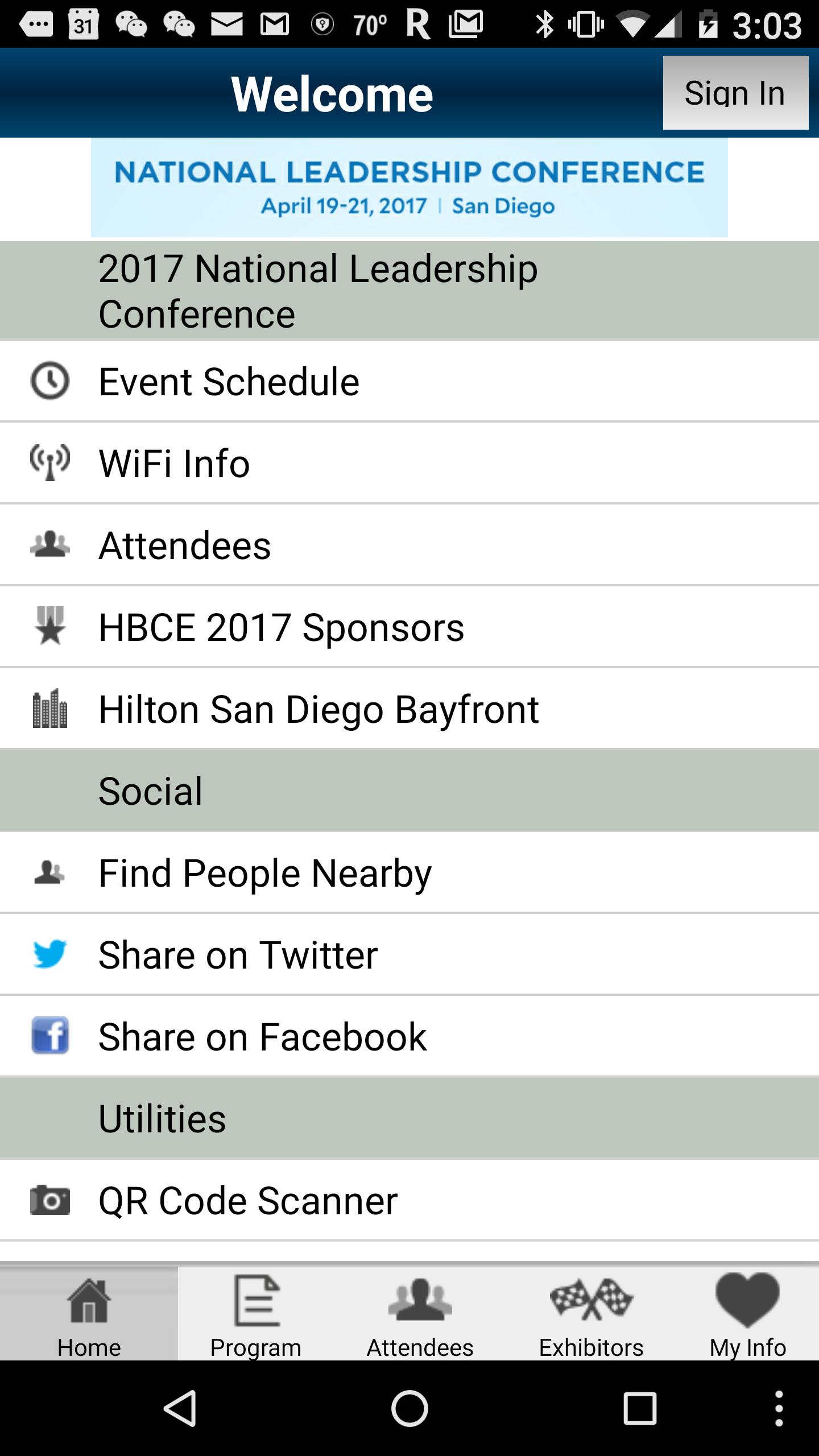 HBC Events