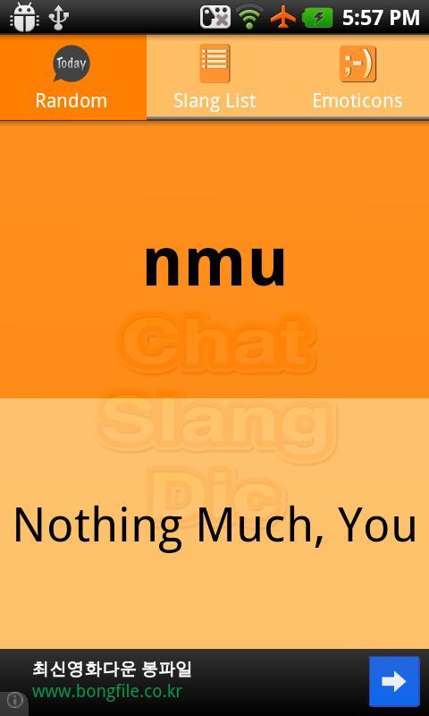 Chat Slang Dic