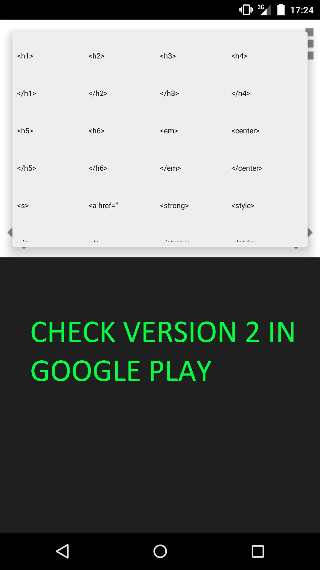 HTML editor live