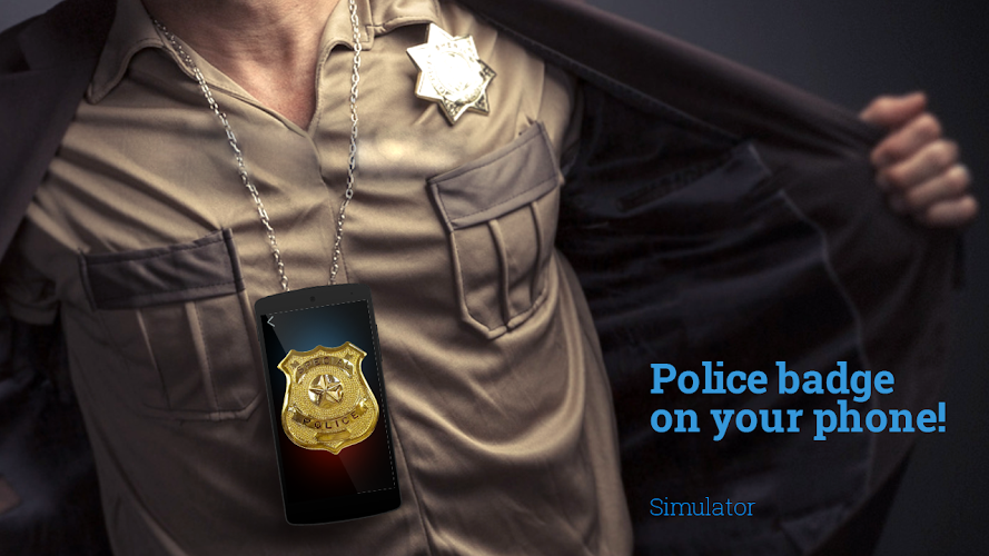 Police Badge. Simulator