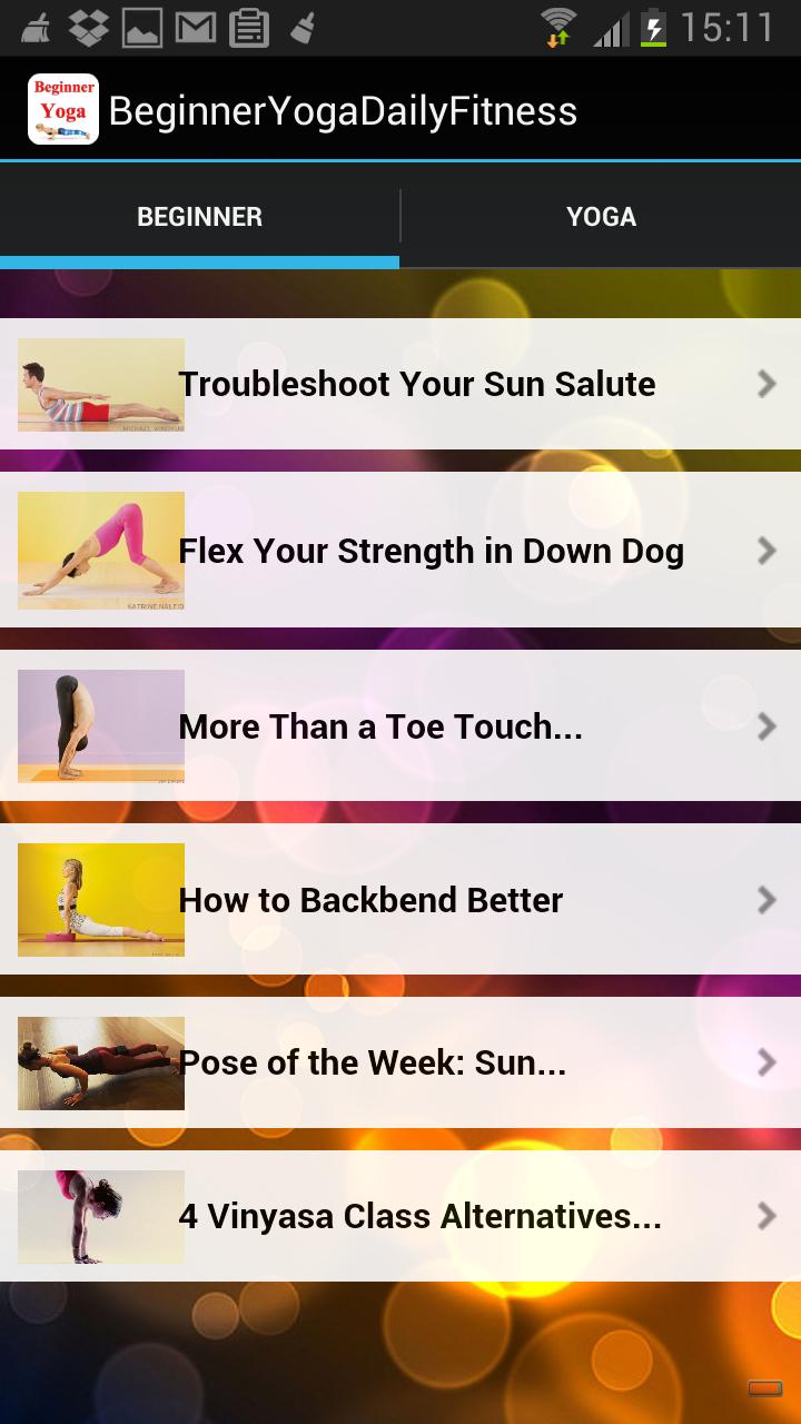 Yoga body toning