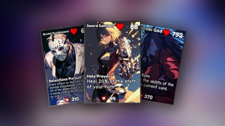 Lista de nivel de batalla de cartas de anime