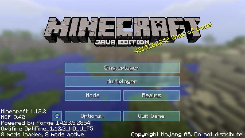 透明科技化GUI界面材质包——Dimension Of Nothingness GUI