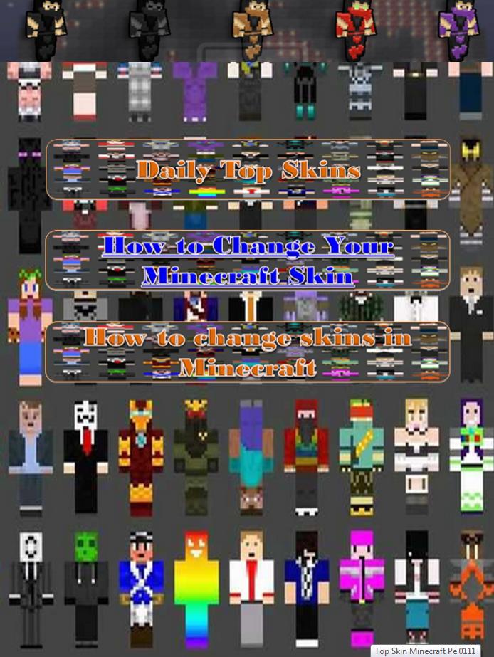 Top Skin Minecraft Pe All Vers