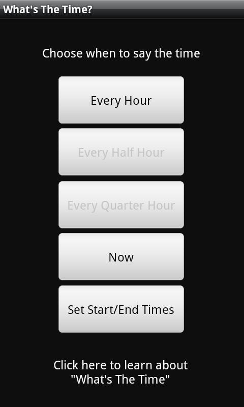 What's The Time?