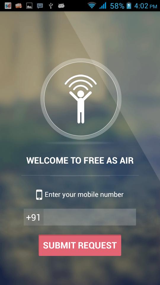 FreeAsAir - Free WiFi Hotspot