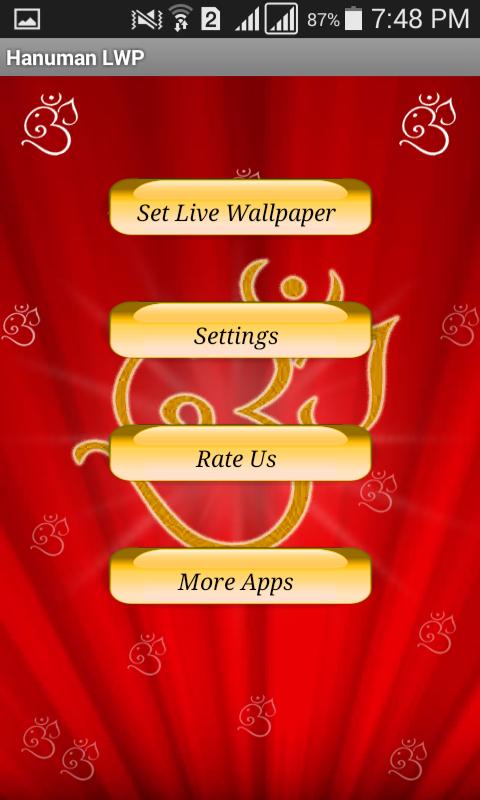 3D HD Hanuman Live Wallpaper