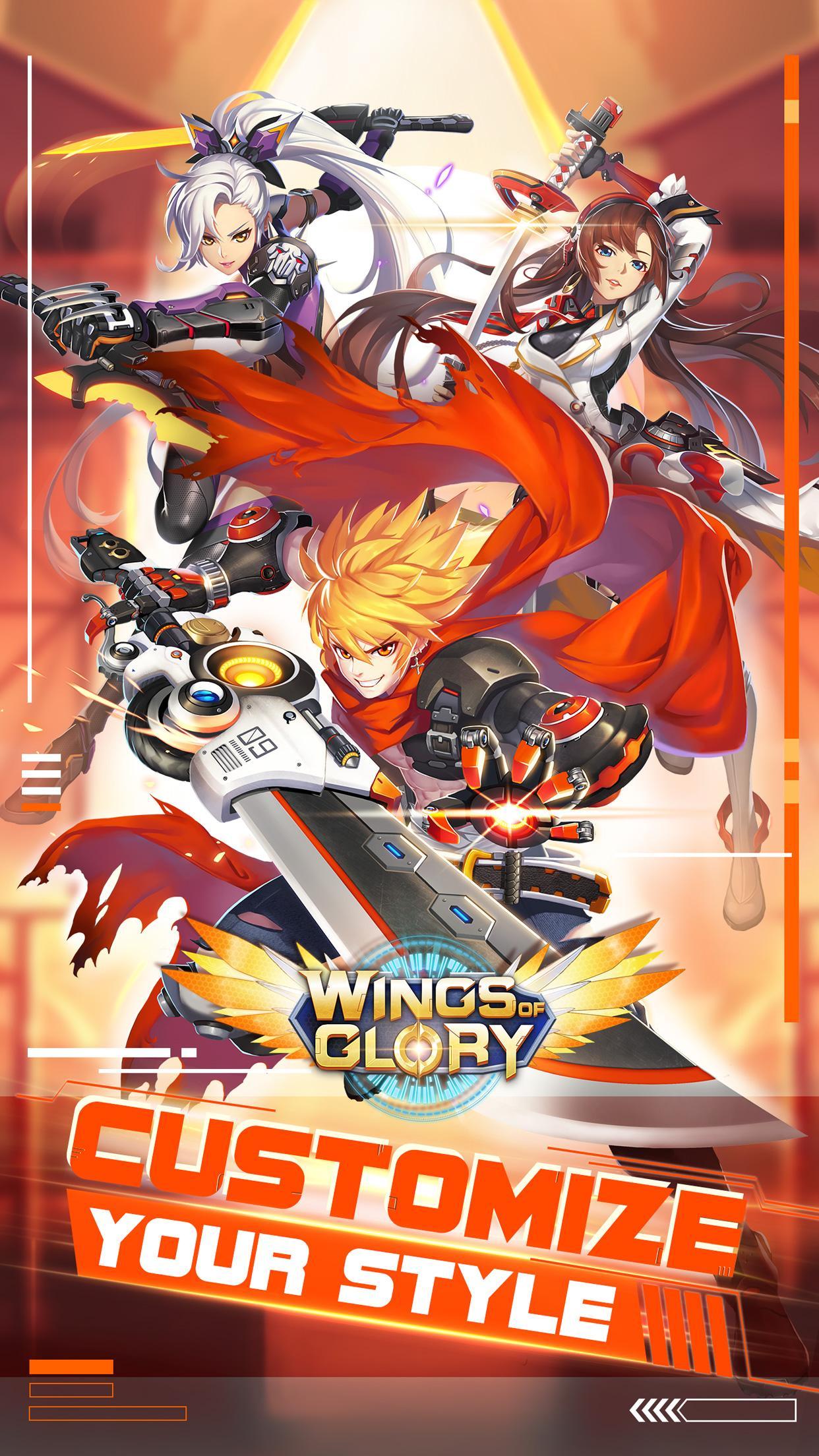 Wings of Glory: 3D MMOPRG & Trade weapons freely