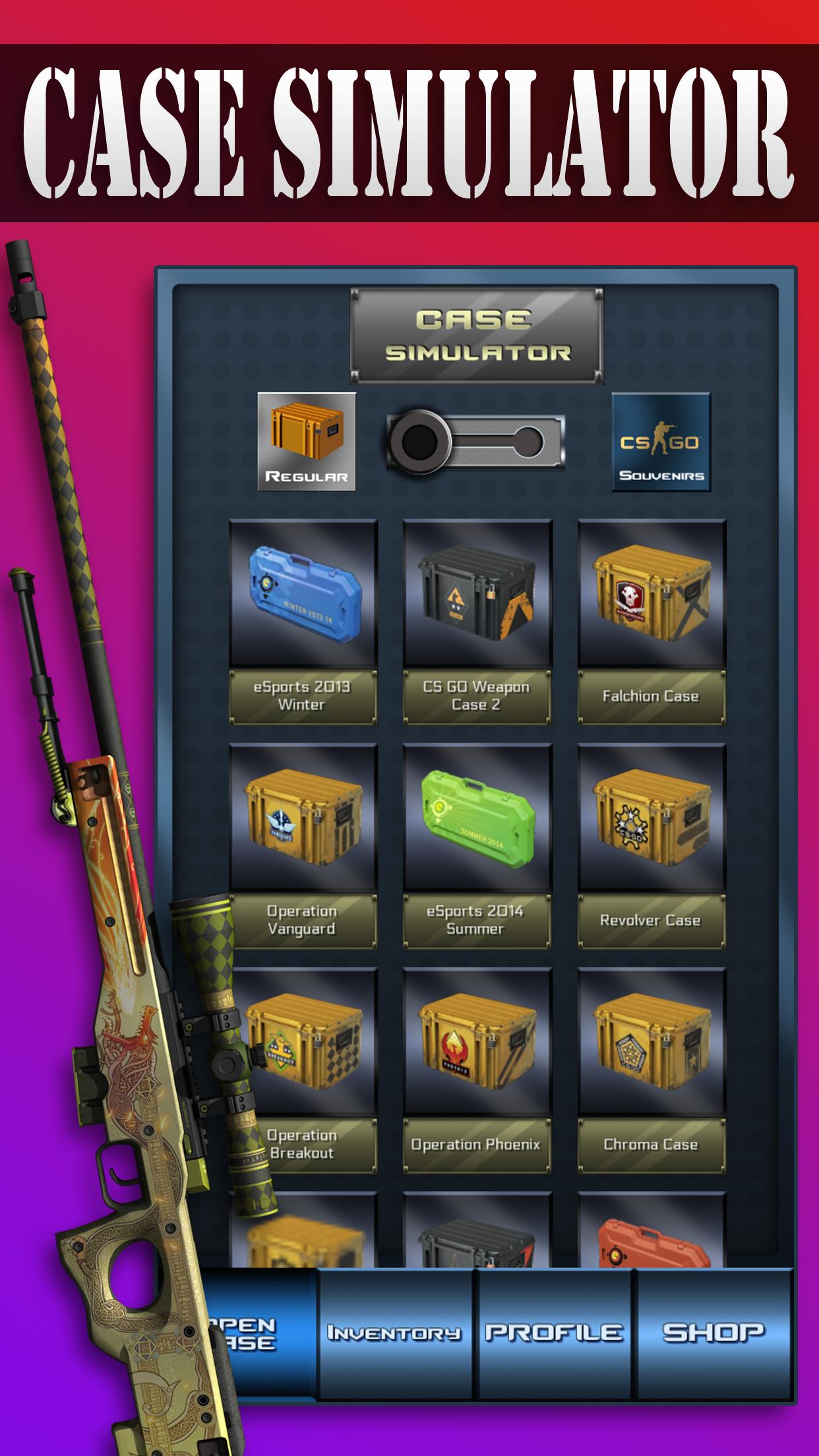 Case Simulator for CS GO