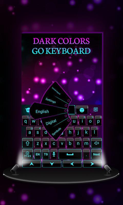 Dark Colors GO Keyboard Theme
