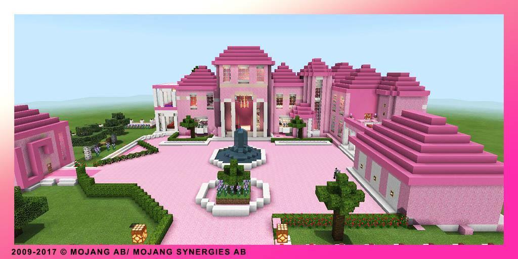 Craft Rose House map for MCPE!