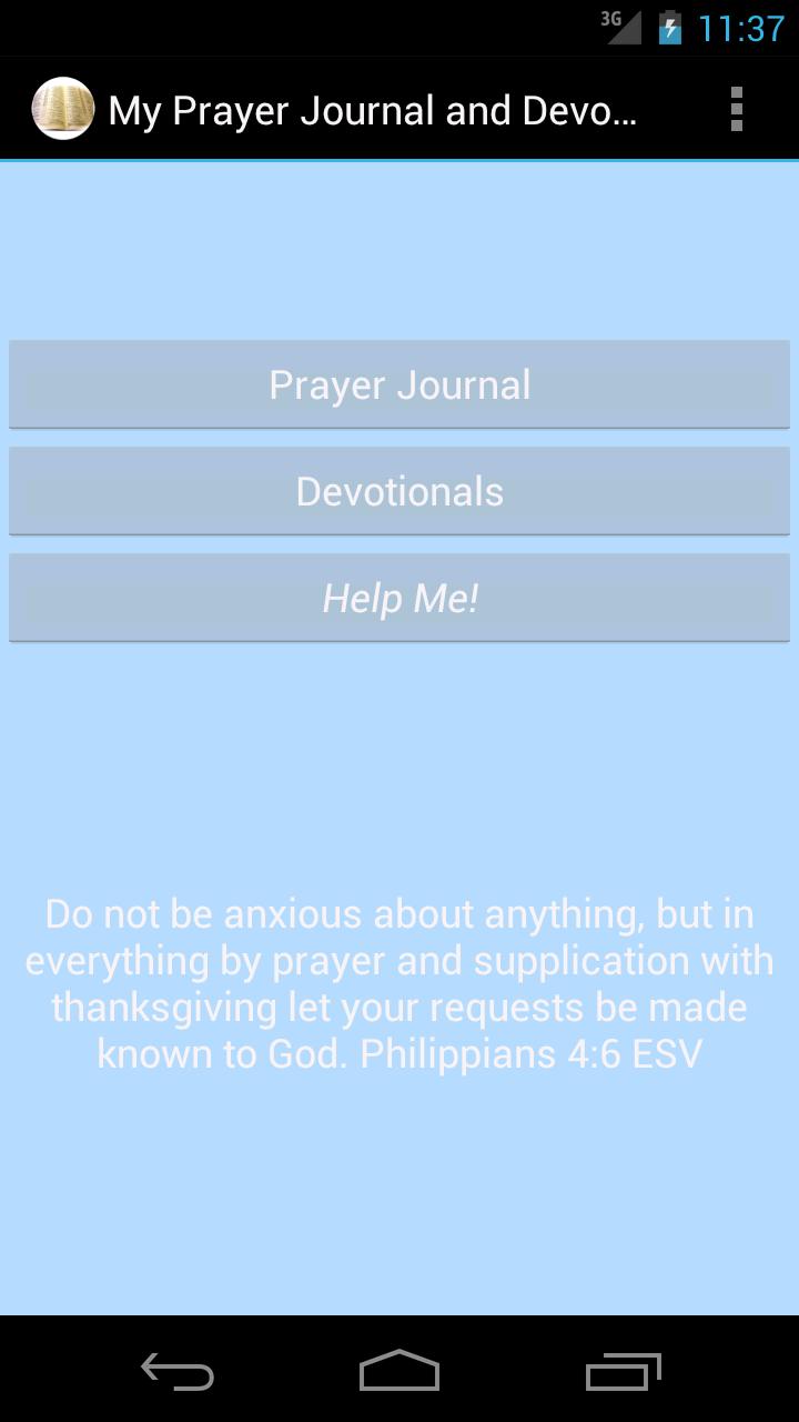My Prayer Journal and Devotion
