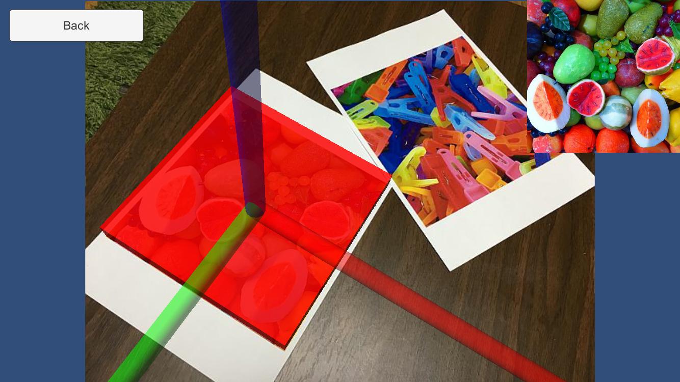 MarkerLess AR Example