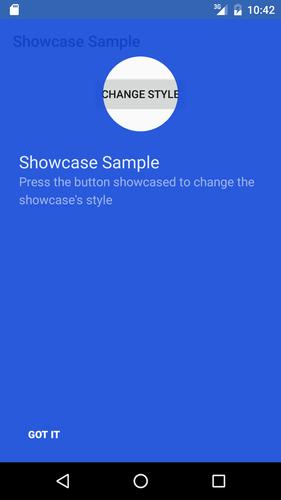 ShowcaseView sample