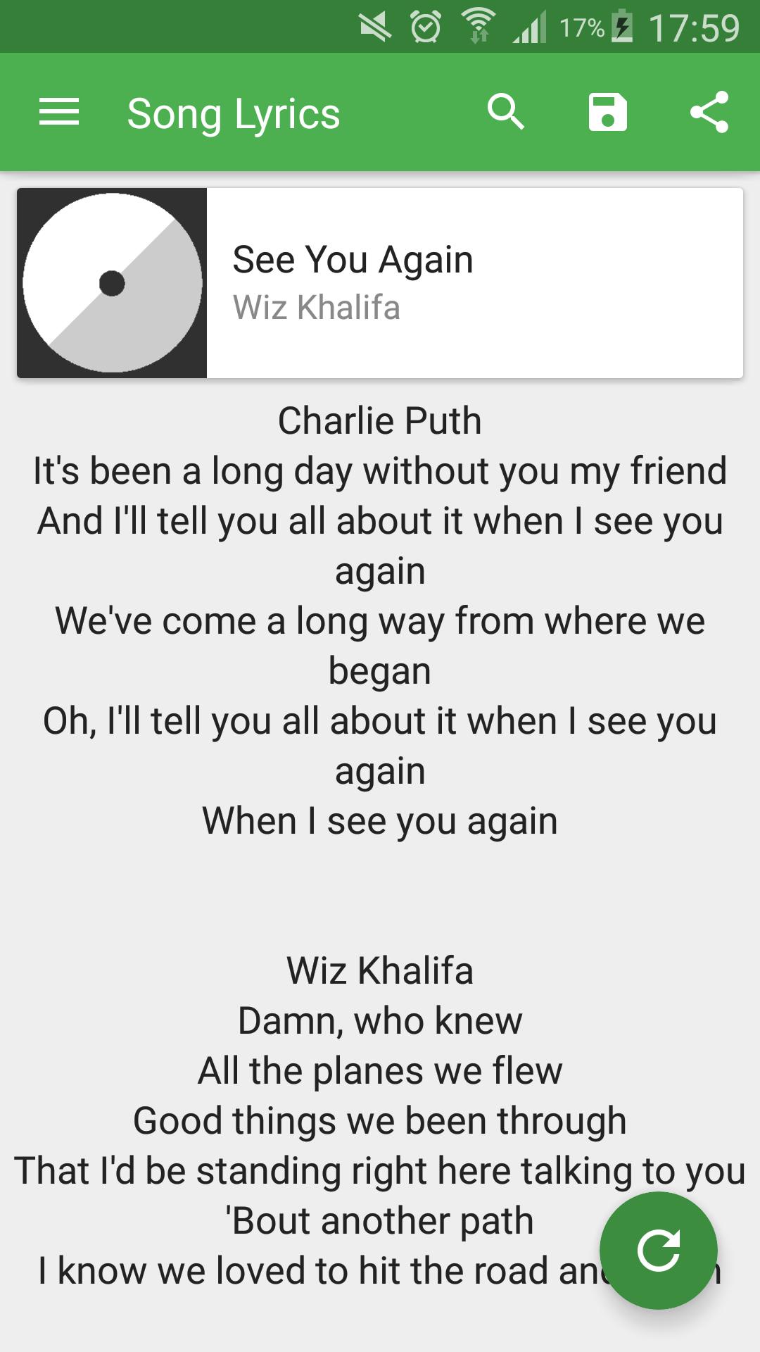 Song Lyrics