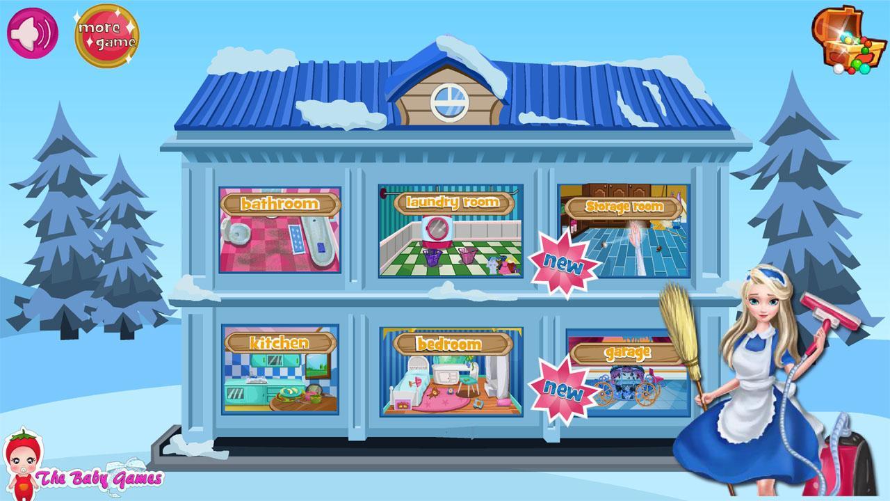 Elsa Clean Castle