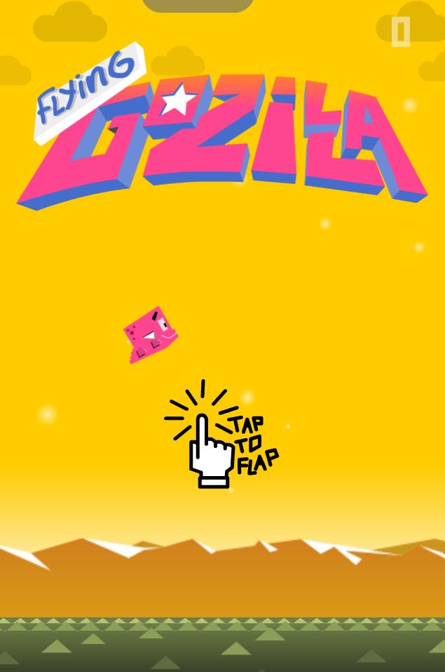 Flying Gozilla