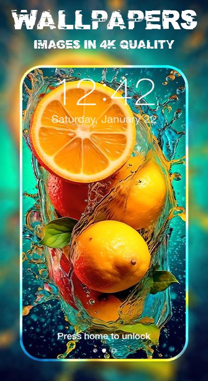 Lemon Fruit Wallpaper