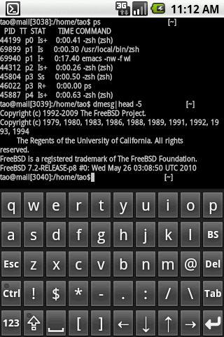 Keyboard with Ctrl key