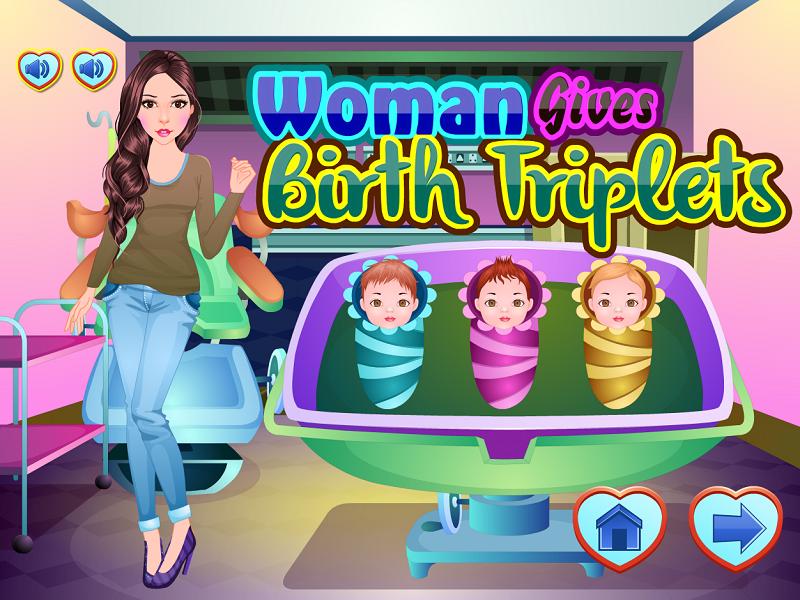 Woman Gives Birth Triplets