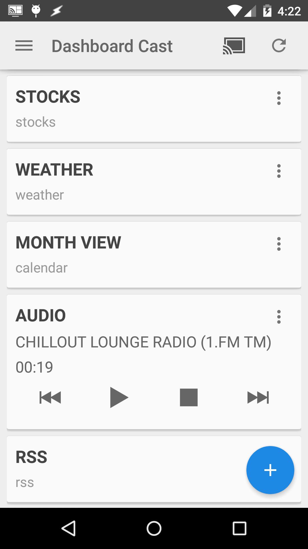 Dashboard Cast