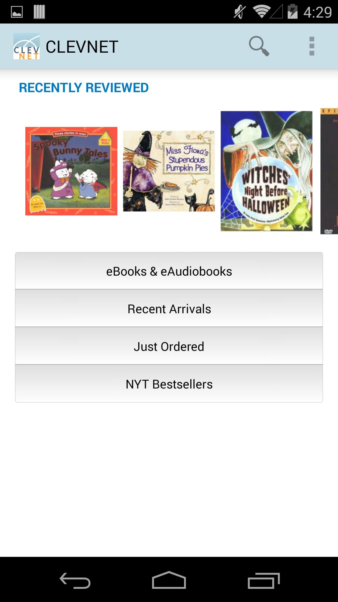 CLEVNET Libraries