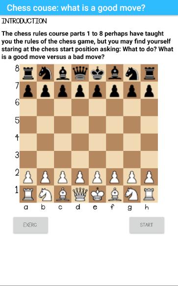 Course: good chess opening mov