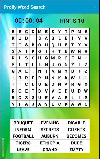 Prolly Word Search
