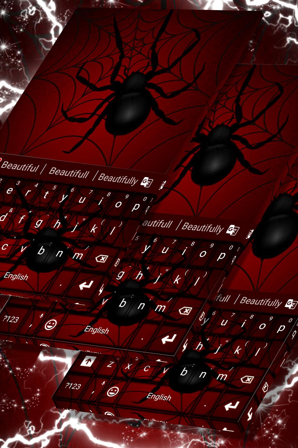 Black Widow Keyboard Theme